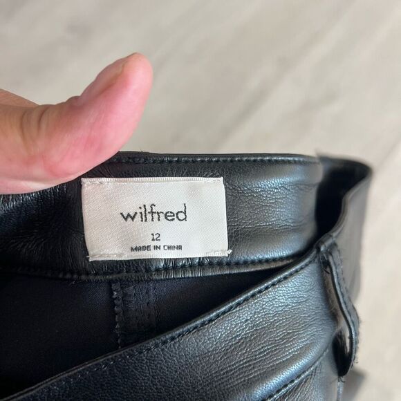 Wilfred Faux Leather women’s pants size 12 - Picture 8 of 9